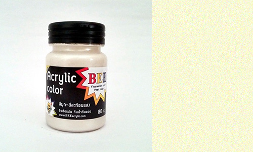สีอะครีลิค_มุกขาว