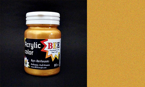 สีอะครีลิค_มุกทอง